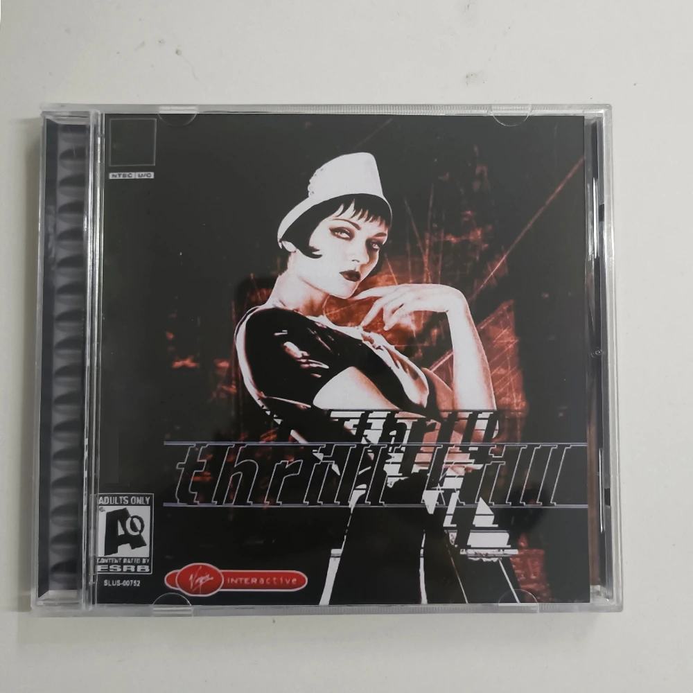 PS1 Thrill Kill With Manual Disc Copy Game Unlock Console Station1 Retro Optical Driver Video Game Parts