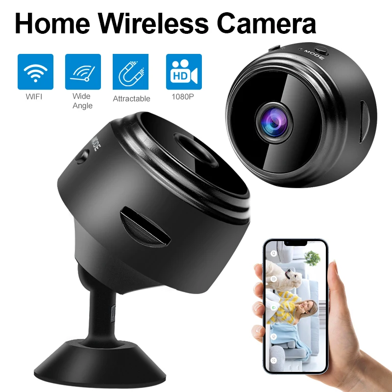 Baby Monitor WiFi Mini Kamera Kick Quilt Erinnerung 1080P HD Sicherheit Sicherheit Schutz Überwachung Nachtsicht Kamera IP Kamera Image