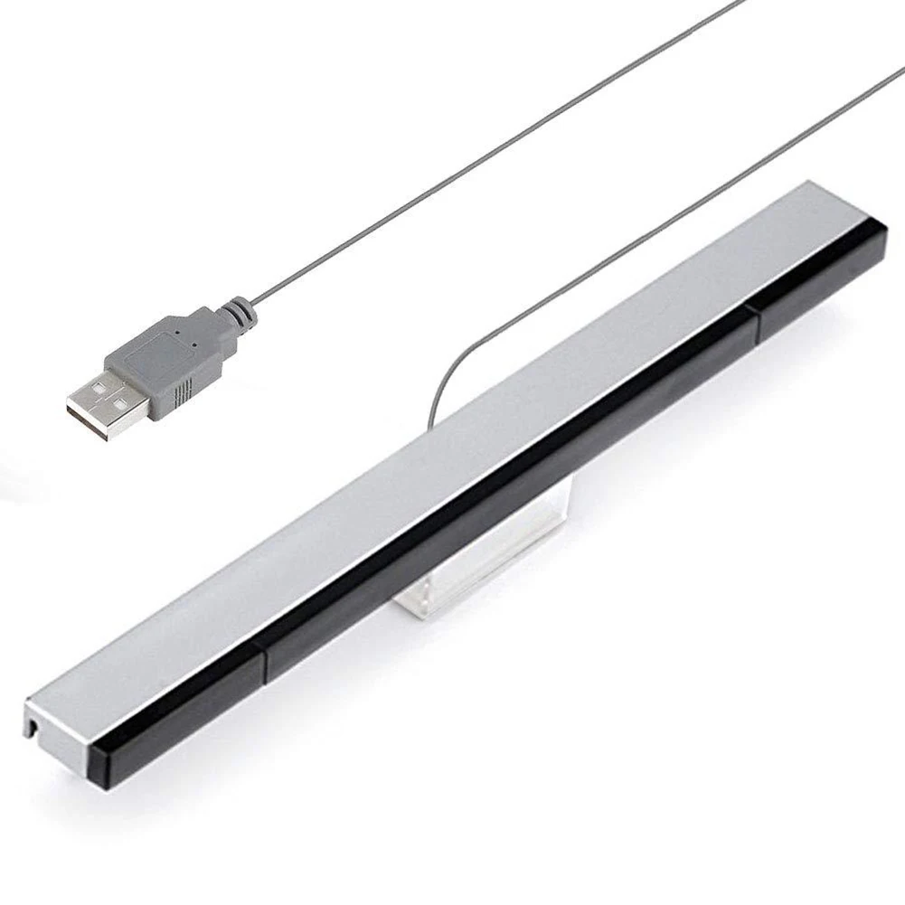 Sensor Bar USB Replacement Wired Game Console Accessories Remote Sensor Reciever for Wii/Wii U Console