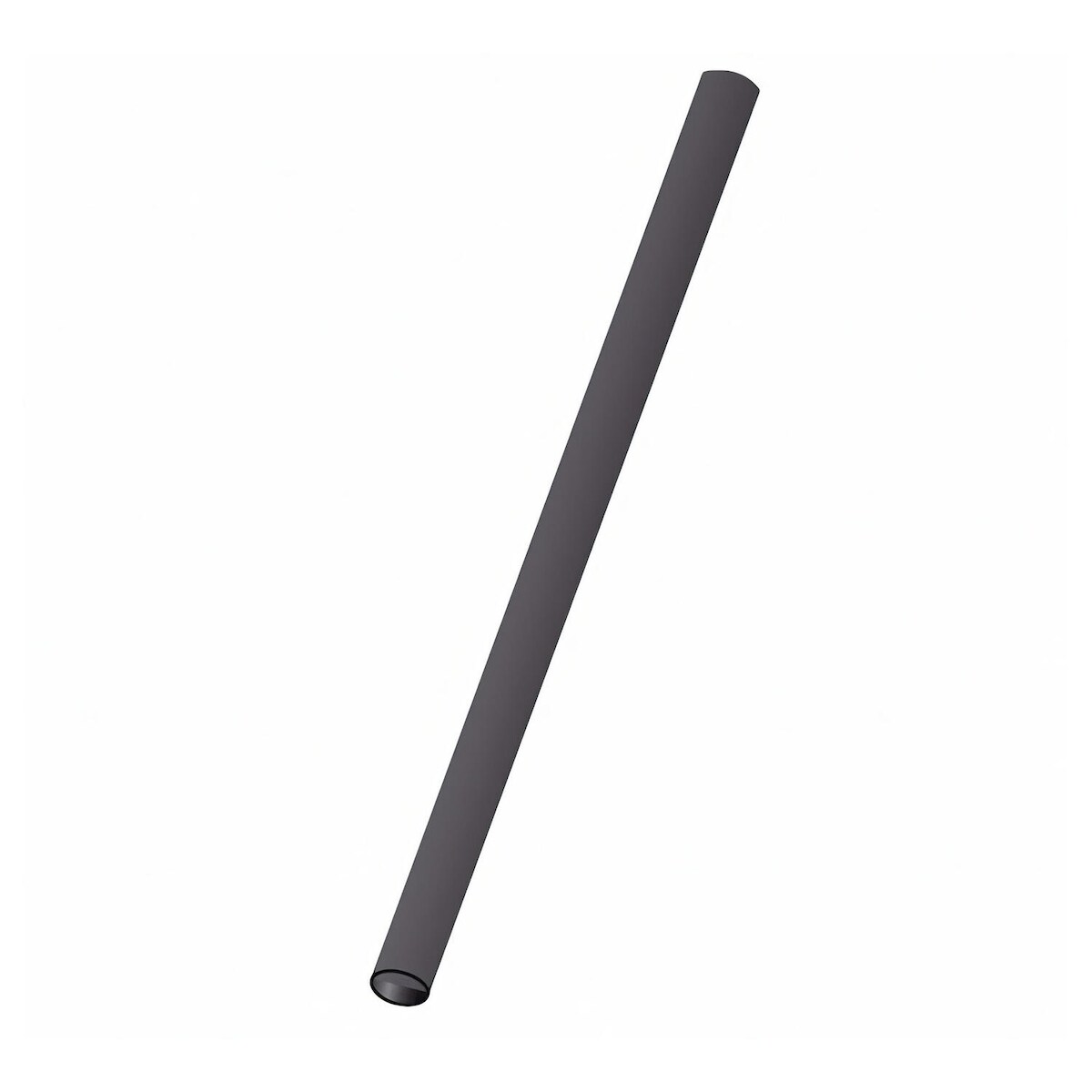 VEPATIM 300 Trinkhalme Strohhalme Kunststoff PP Mehrweg schwarz 150 mm Ø7 mm Image