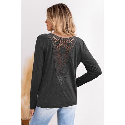 For Real Grey Top