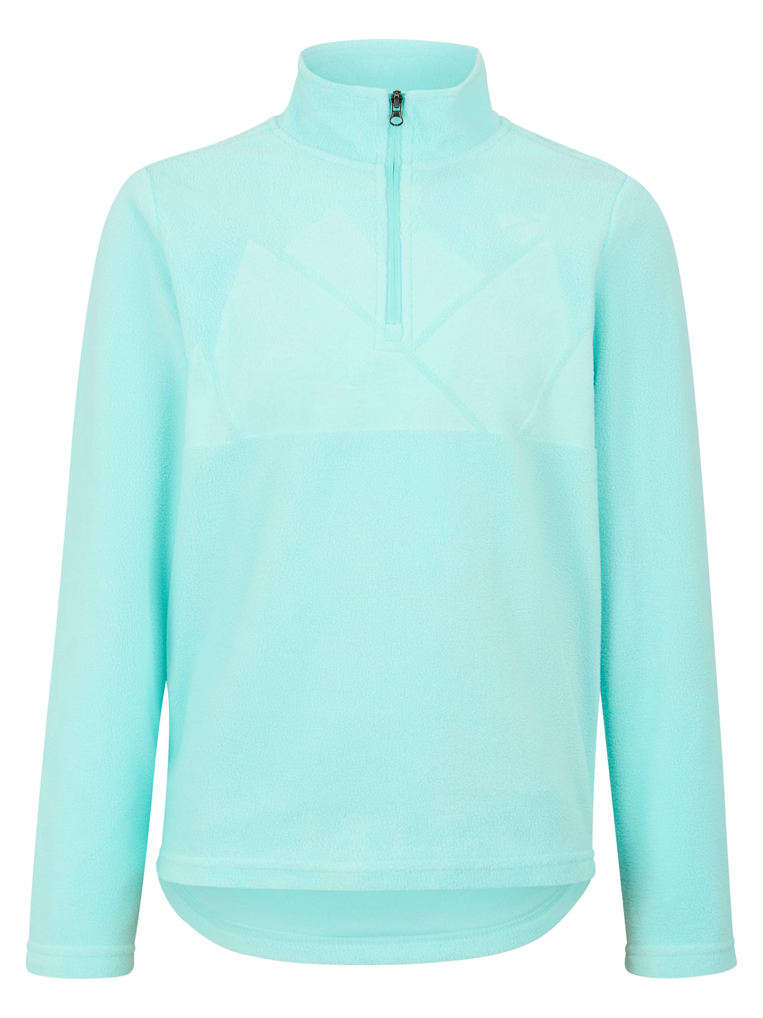 Sweatshirt ZIENER "JONKI-Z midlayer junior", Kinder, Gr. 140, radiant lagoon, Obermaterial: 100% Polyester, Sweatshirts Image