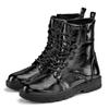 Stiefelette LASCANA, Damen, Gr. 35, schwarz, Obermaterial: 100% Lederimitat. Futter: 100% Textilmaterial. Decksohle: 100% Textilmaterial. Laufsohle: 100% Synthetik, unifarben, metallic, casual, Schuhe, im angesagten Metallic-Look, Stiefel, Boots VEGAN