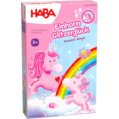 Spiel HABA "Einhorn Glitzerglück - Funkel-Bingo", bunt, Spiele, Made in Germany Image