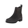 Schnürboots TIMBERLAND "CARNABY COOL MID CHELSEA BOOT", Gr. 39,5, schwarz (jet schwarz), Leder, sportlich, Schuhe, Stiefelette, Winterschuhe, Ankle Boots