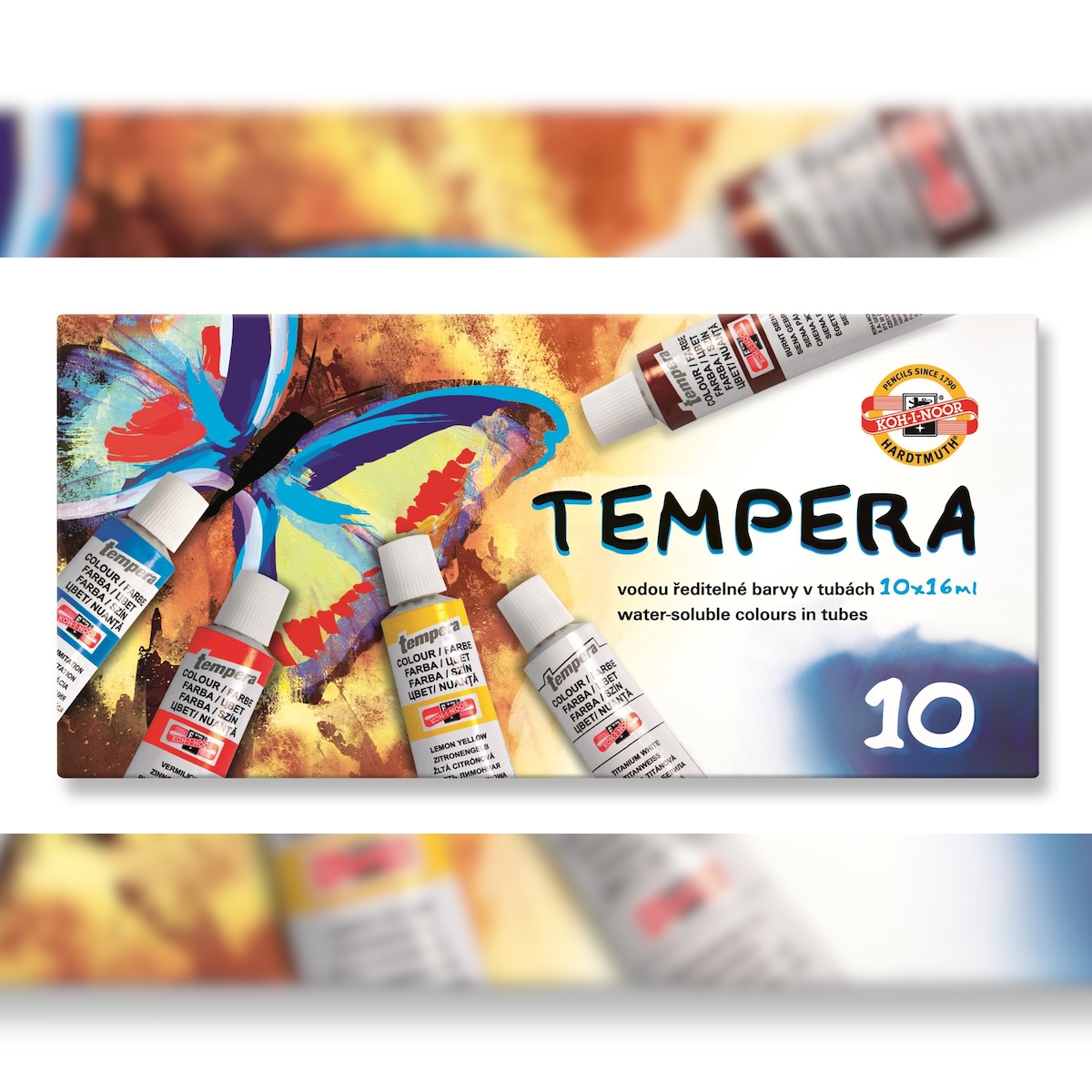 KOH Temperafarben 10er Set - 10 x 16 ml / Tube Image