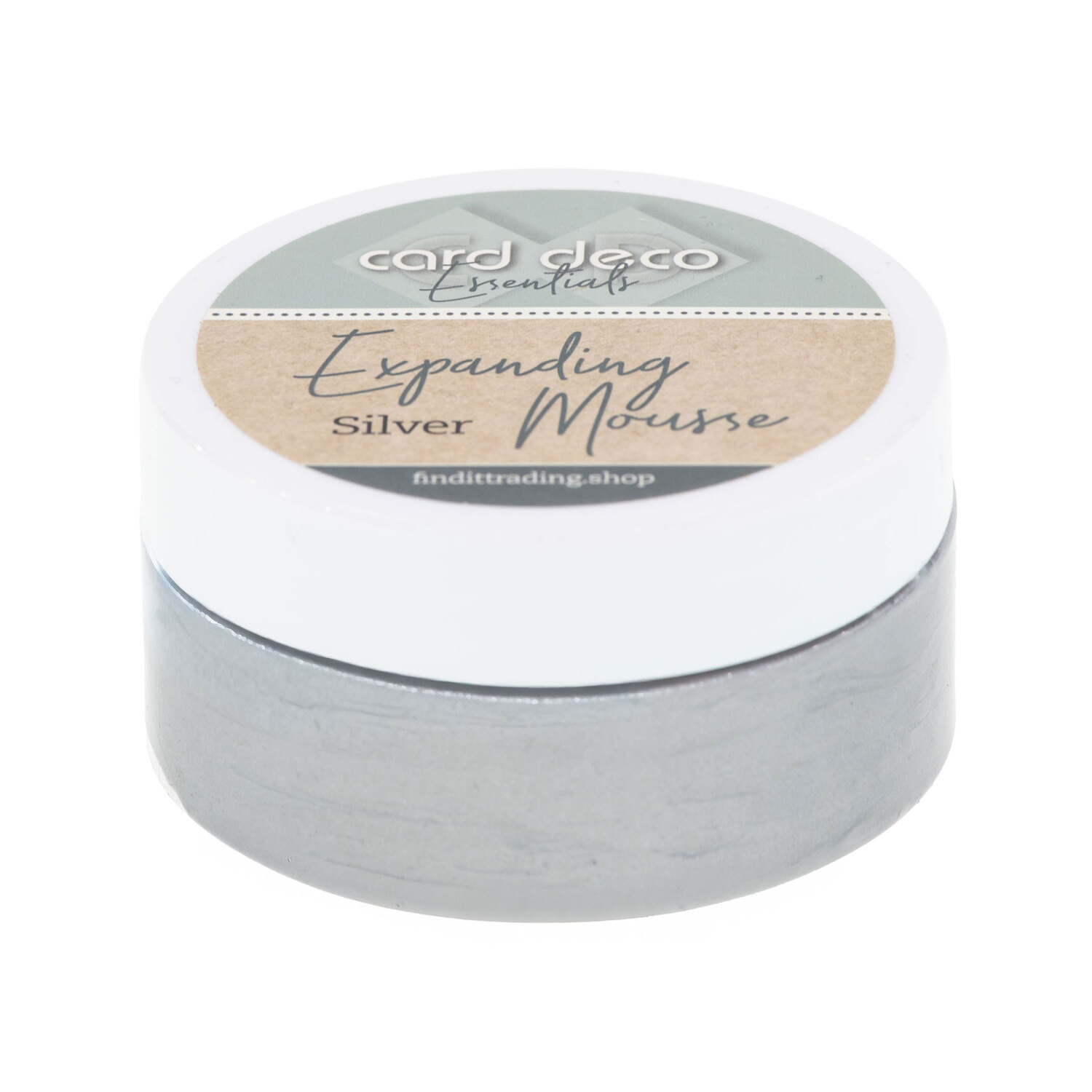 Crème pochoir "Expanding Mousse", argenté, 60 g