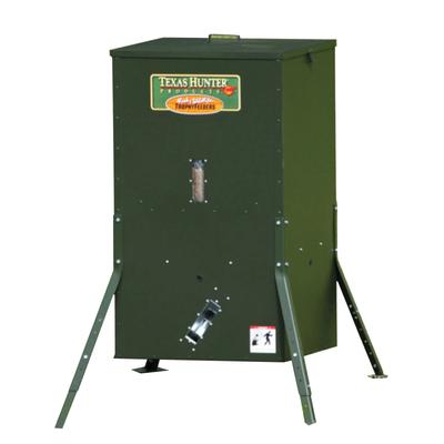 Texas Hunter Automatic Fish Feeder 250 lb. Fish Feed Capacity w adjustable legs