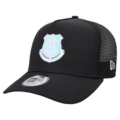 Everton New Era Iridescent E-Frame Trucker – Schwarz – Unisex Image