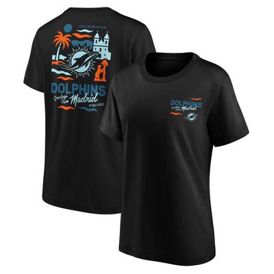 Miami Dolphins Hometown to Madrid T-Shirt - Damen Image
