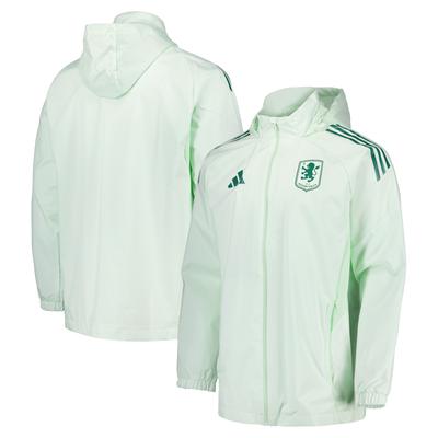 Aston Villa adidas Trainings-Allwetterjacke – Hellgrün Image