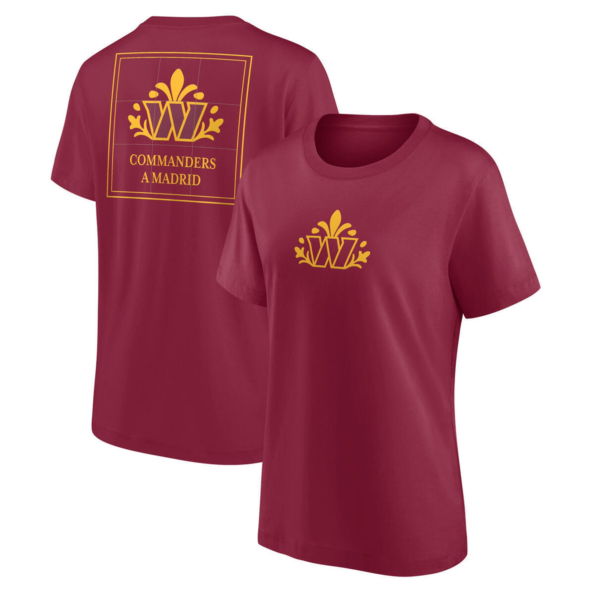 Washington Commanders Hometown to Madrid T-Shirt - Damen