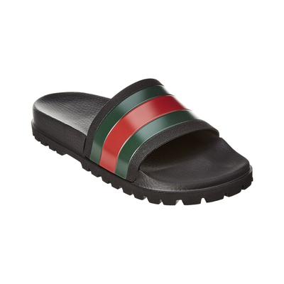Gucci Web Rubber Slide