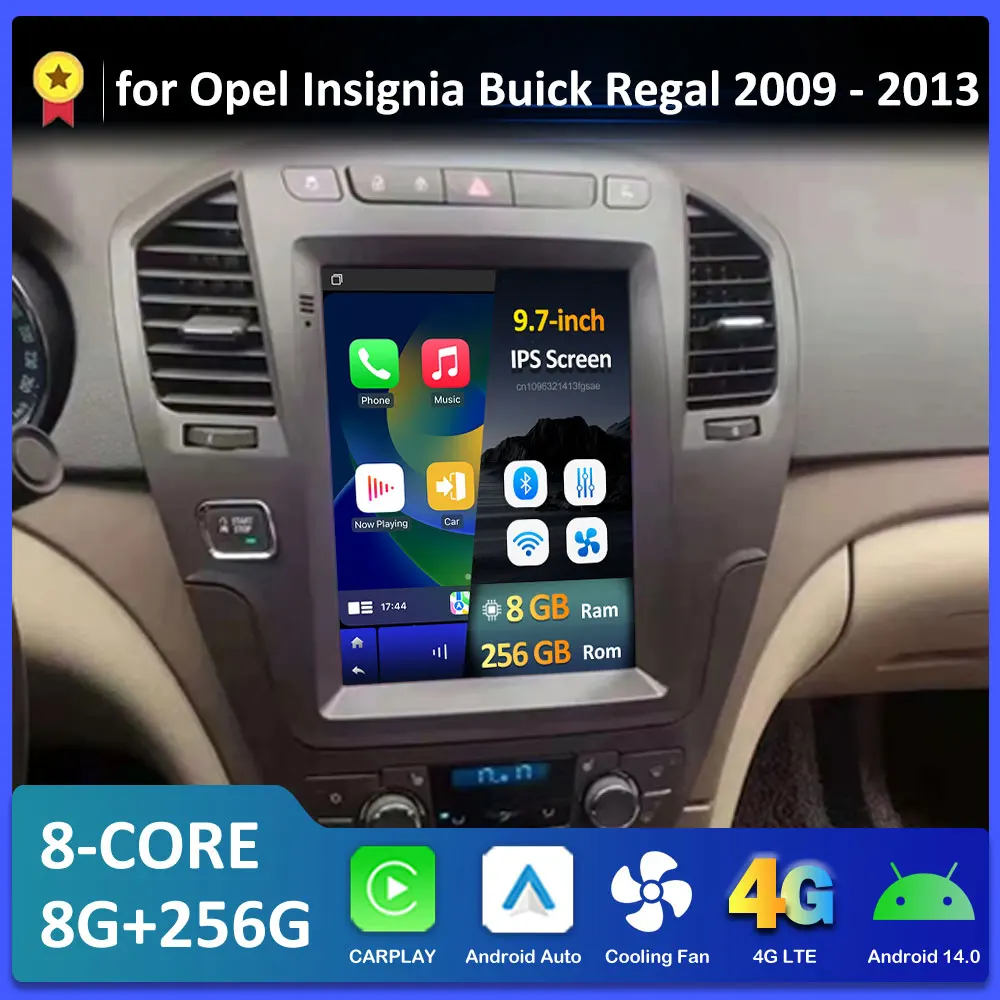 Auto Video Für Opel Insignia Buick Regal 2009 2010 2011 2012 2013 Radio Player Drahtlose Carplay DSP Stereo Autoradio Touchscree Image