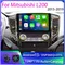 9 "Per Mitsubishi L200 2015-2019 4 + 64GB Android Car Stereo Radio Apple Carplay Unità principale FM BT GPS