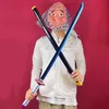 40 Zoll Dämon Sayaer Tomioka Giyu Katana Echte Größe Japa Nese Katana Samurai Saber Dämonentöter: Kimetsu no Yaiba Suord Anime Kinderspion P Road PS und Y