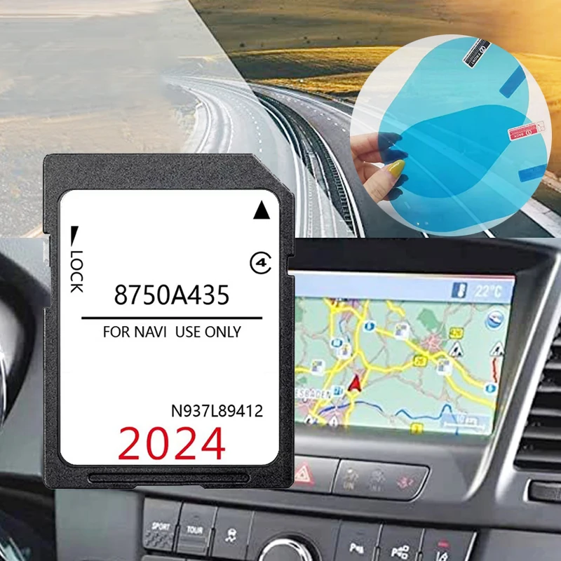 GPS 2024 UK Europa Karten 8750A435 SD-Karte C-11 NAVI Navigation für Citroen C4 Aircross 2011-2017 Fahrzeug Sat Nav 16 GB Image