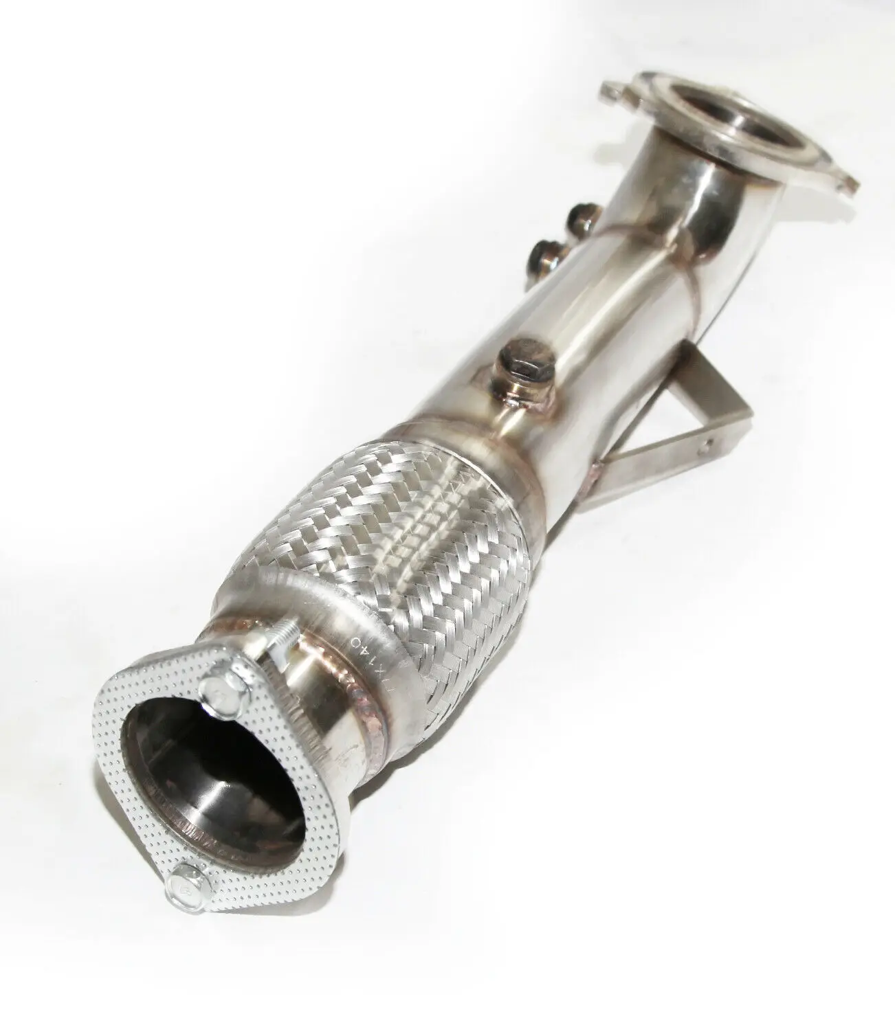 Downpipe turbo in acciaio inossidabile con tubo flessibile per Ford Fiesta ST Hatchback 14-17 4 porte 1.6L 1596CC 97Cu. In. L4 GAS DOHC