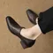 2025 nuova primavera/estate pompe da donna in vera pelle scarpe da donna moda punta quadrata tacchi alti scarpe da donna mocassini