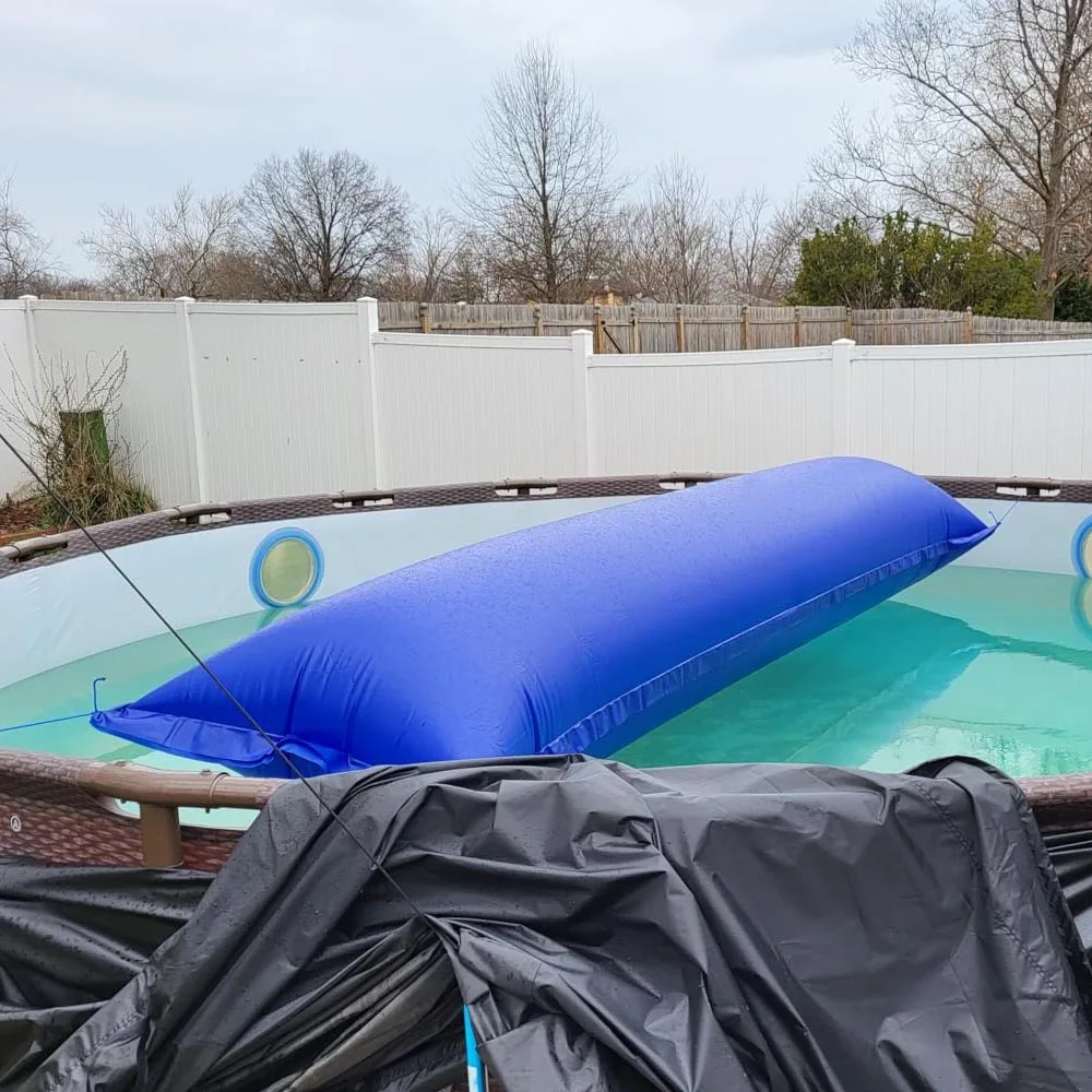 Oreiller de piscine gonflable d'hiver, oreiller de natation gonflable pour piscine hors sol, fournitures de piscine extérieure