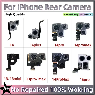 Good Wokring Camera For iPhone 12 13 Pro 14 Pro Max MINI Back Camera Rear Main Camera For iPhone 11 12 13 PRO MAX 14 Plus Camera