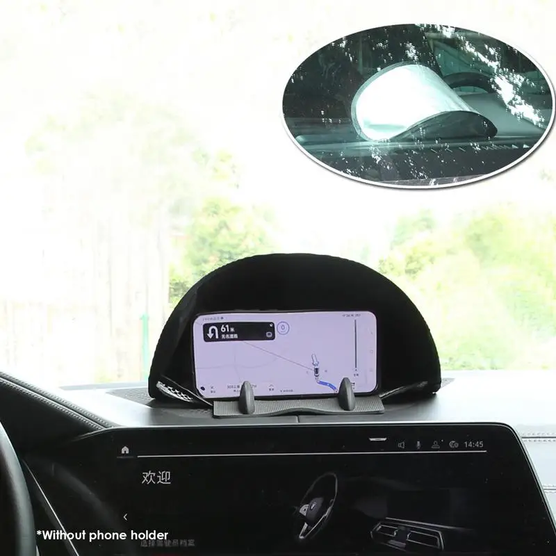 Auto GPS Navigation Sonnenschirm Anti-Glare Visier Abdeckung Sonnenschutz Barriere Navigator Fall Sonne Haube Abdeckung Auto Innen Zubehör Image