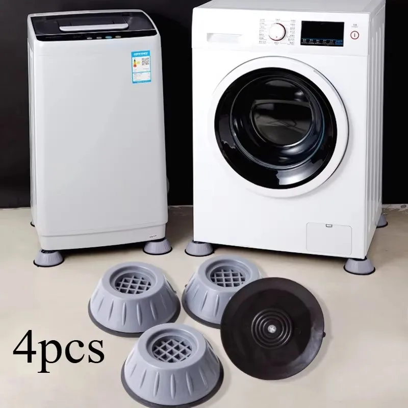 1/4/8pcs Shockproof Rubber Pad, Anti Slip Silencer Bracket, Universal Washing Machine, Refrigerator, Furniture Foot Pad