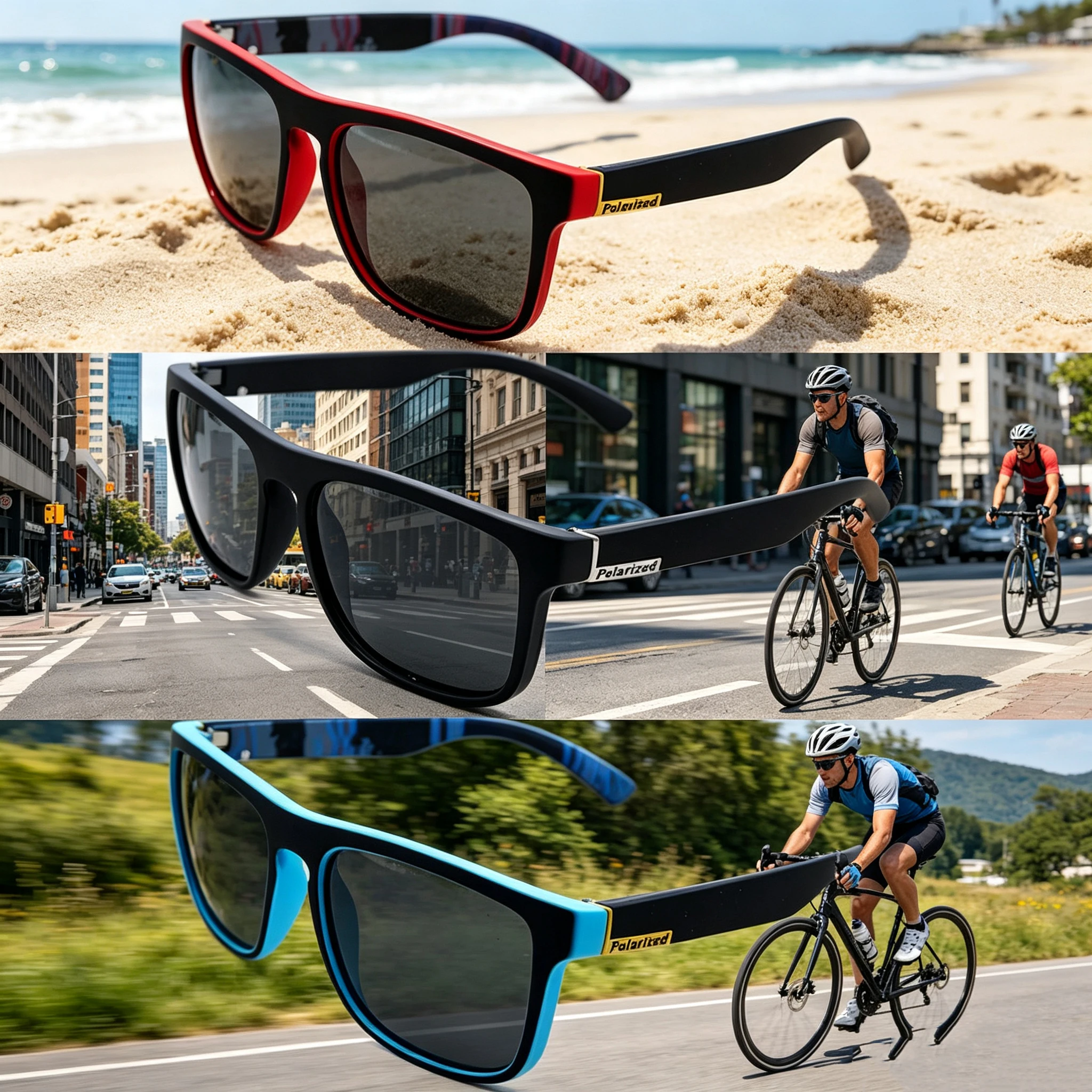 Neue Polarisierte Radfahren Sonnenbrille Männer Frauen Sonnenbrille Angeln Schutzbrillen Outdoor Baseball Softball Sport Radfahren Brillen Image
