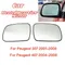 Pour PEUGEOT 307 2001-2008 Peugeot 407 2004-2008 rétroviseur chauffant gauche droite rétroviseur latéral miroir Durable