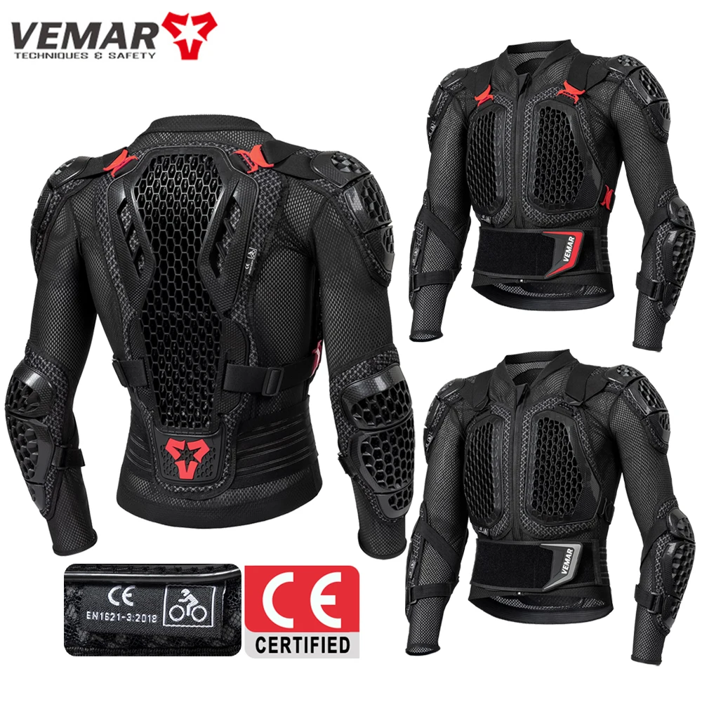 VEMAR 2025, neue Motorradjacke für Herren, Moto-Körperpanzer, MX-Rüstung, Motocross-Rennjacke, CE-Zulassung, Motorrad-Moto-Schutzausrüstung Image