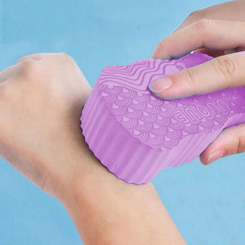 1PC schmerzloser Badeschwamm zum Reiben von Schlammbaumwolle