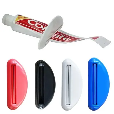 Multifunction Manual Toothpaste Dispenser Squeezer Clip for Easy Tube Paste Extraction Bathroom Accessory for Cream and Gel Use