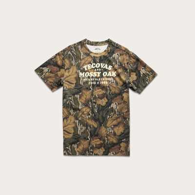 Men's Tecovas x Mossy Oak Fall Foliage T-Shirt, Cotton, 3XL