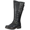 Stiefel REMONTE "Remonte Stiefel Lederimitat", Damen, Gr. 42, schwarz, Lederimitat, casual, Schuhe