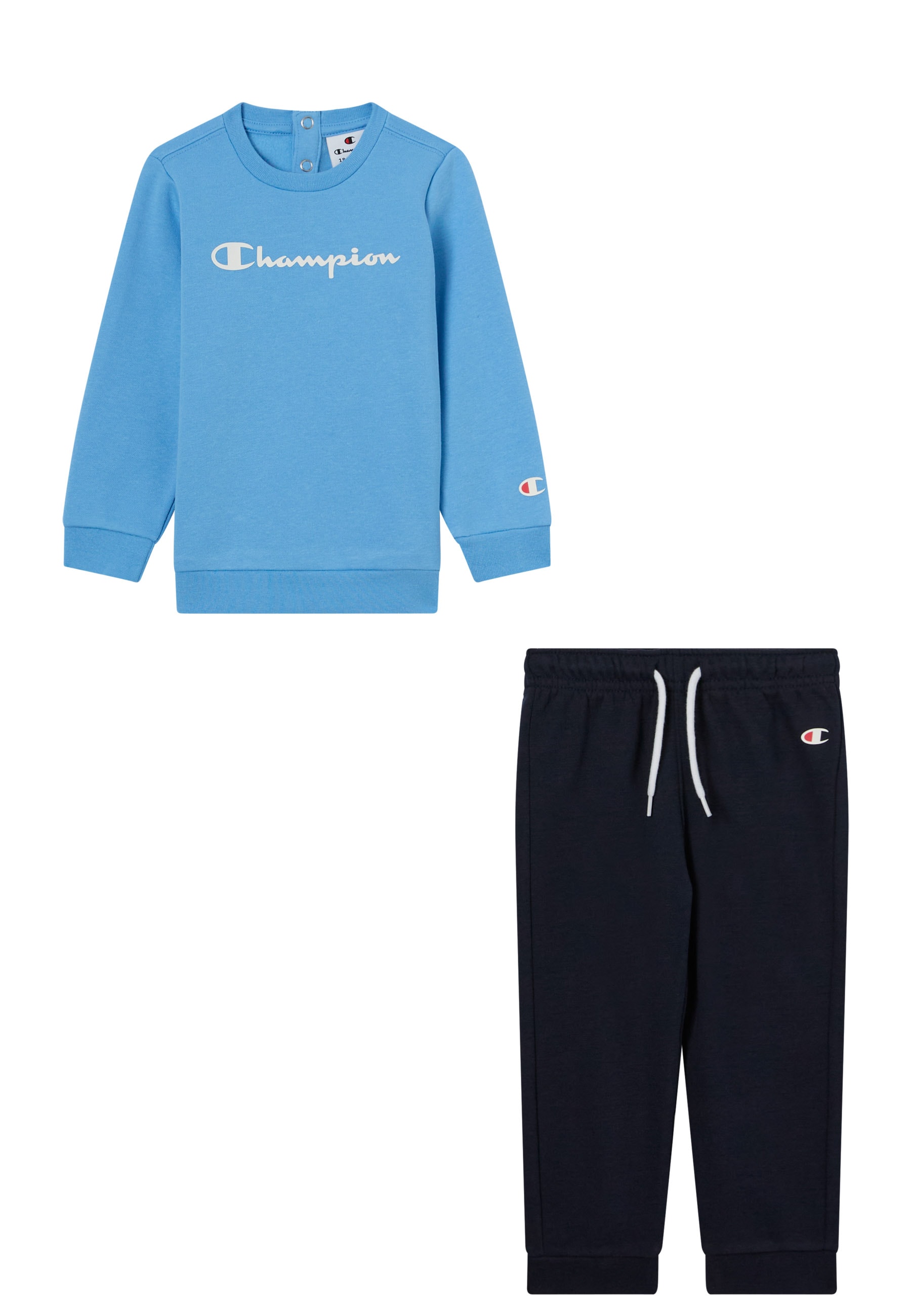 Jogginganzug CHAMPION, Kinder, Gr. 98, ibb, nny, Obermaterial: 54% Baumwolle, 46% Polyester, Sportanzüge Image