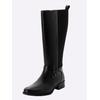 Weitschaftstiefel SHEEGO, Damen, Gr. 44, schwarz, Leder, Schuhe