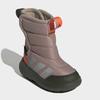 Winterstiefel ADIDAS SPORTSWEAR "WINTERPLAY E KIDS", Gr. 27, blanch cargo, matte silber, semi impact orange, Textil, sportlich, Schuhe