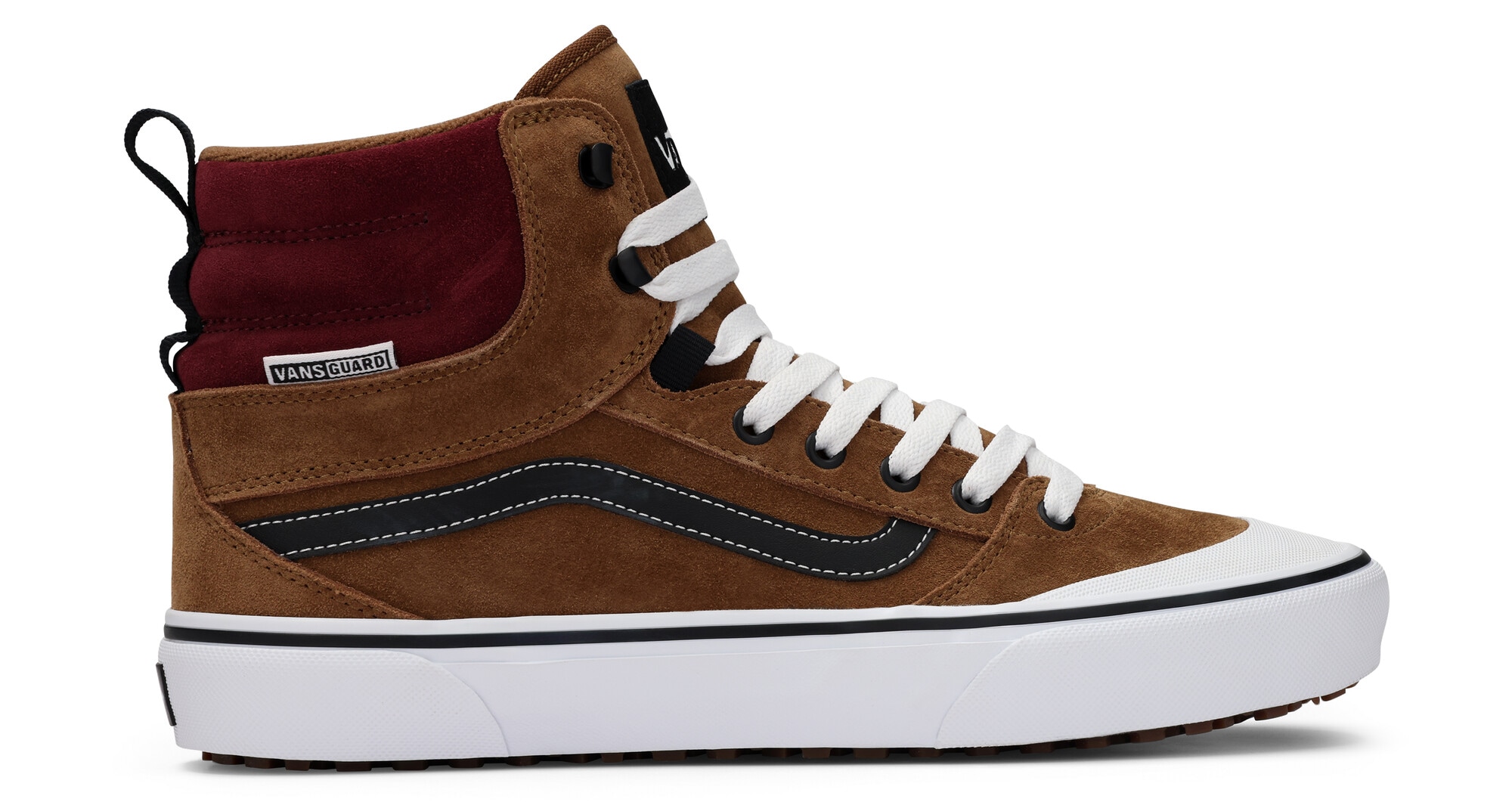 Sneaker VANS "ASHWOOD HI VANSGUARD", Damen, Gr. 46, dachshund, Leder, Synthetik, Schuhe Sneaker