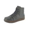 Schnürstiefelette ANDREA CONTI "Andrea Conti Stiefelette Leder", Damen, Gr. 42, grau, Leder, casual, Schuhe