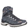Wanderschuh LOWA "INNOX PRO Gore-Tex MID Ws", Gr. 40, stahlblau, lachs, Synthetik, Textil, sportlich, Schuhe, wasserdicht