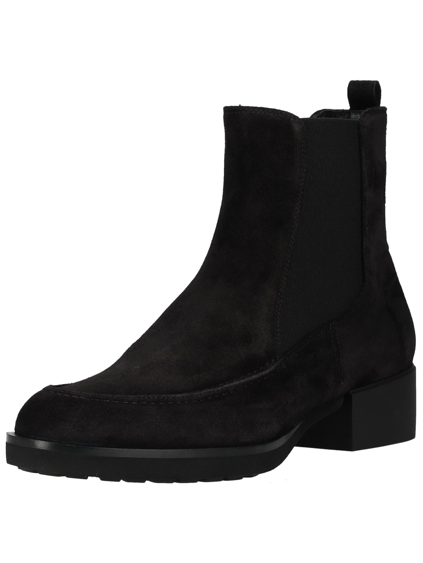 Stiefelette HÖGL "Högl Stiefelette Veloursleder", Damen, Gr. 40, schwarz, Veloursleder, Schuhe