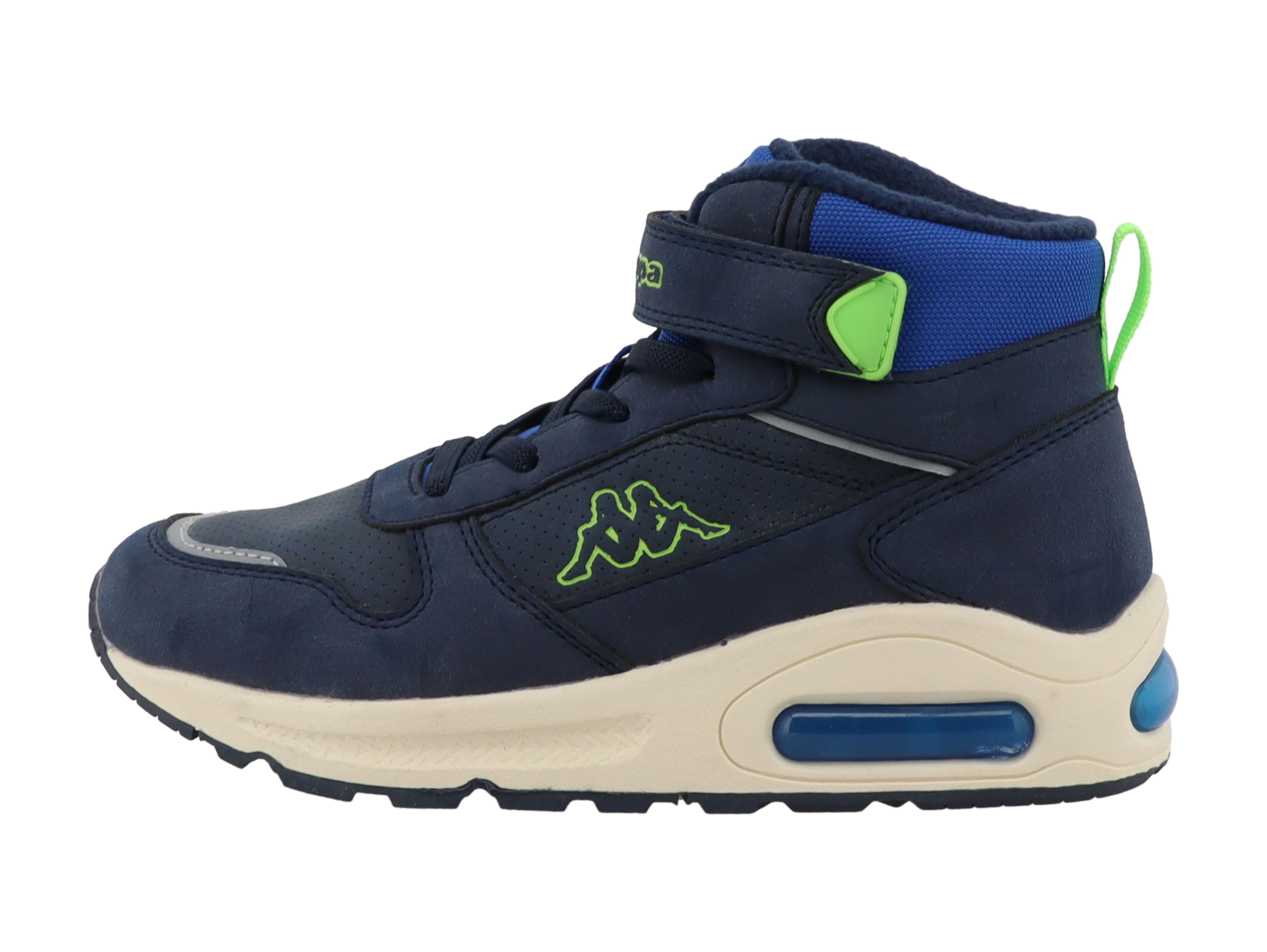 Sneakerboots KAPPA "Finno", Jungen, Gr. 31, blau (navy, lime), Synthetik, Schuhe Sneakerboots, Winterschuhe, Winterboots, Sneaker Image