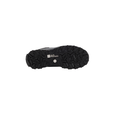Wanderschuh JACK WOLFSKIN "VOJO TOUR TEXAPORE LOW K", Gr. 39, grau (phantom), Leder, Textil, sportlich, Schuhe, wasserdicht, Trekkingschuh Image