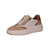 Plateausneaker CAPRICE "Caprice Sneaker Leder", Damen, Gr. 41, weiß (weiß, beige), Leder, casual, Schuhe