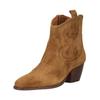 Bikerboots DOLCE VITA "Dolce Vita Stiefelette Veloursleder", Damen, Gr. 39, grau (taupe), Veloursleder, casual, Schuhe