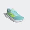 Laufschuh ADIDAS PERFORMANCE "RUNFALCON 5", Gr. 38,5, semi flash aqua, lucid lemon, core schwarz, Textil, Synthetik, sportlich, Schuhe