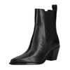 Stiefelette DOLCE VITA "Dolce Vita Stiefelette Leder/Textil", Damen, Gr. 37, schwarz, Leder, Textil, elegant, Schuhe