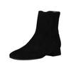 Stiefelette GABOR "Gabor Stiefelette Veloursleder", Damen, Gr. 41, schwarz, Veloursleder, elegant, Schuhe