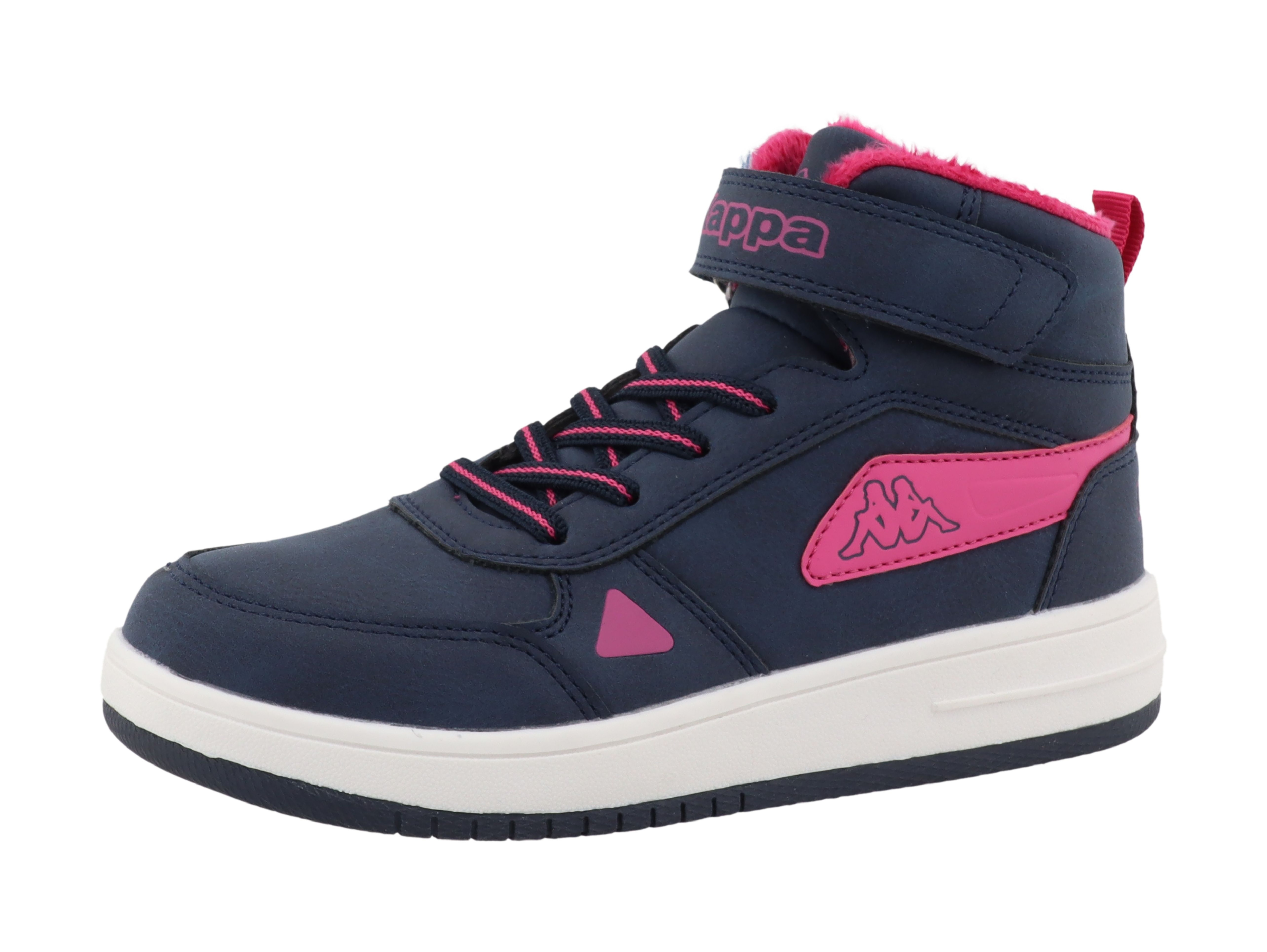 Sneakerboots KAPPA "Jello", Damen, Gr. 37, blau (denim, pink), Synthetik, Schuhe, Winterschuhe, Winterboots, Sneaker, gefüttert