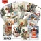 32pcs, Vintage Christmas Postcards, Christmas, Birthday/Anniversary Gifts, Collectibles, Perfect for Gifting, Mail-Ready.